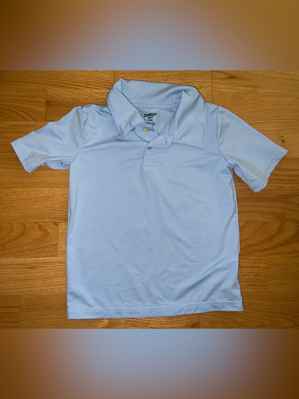 OshKosh Light Blue Short Sleeve Polo Shirt for Kids